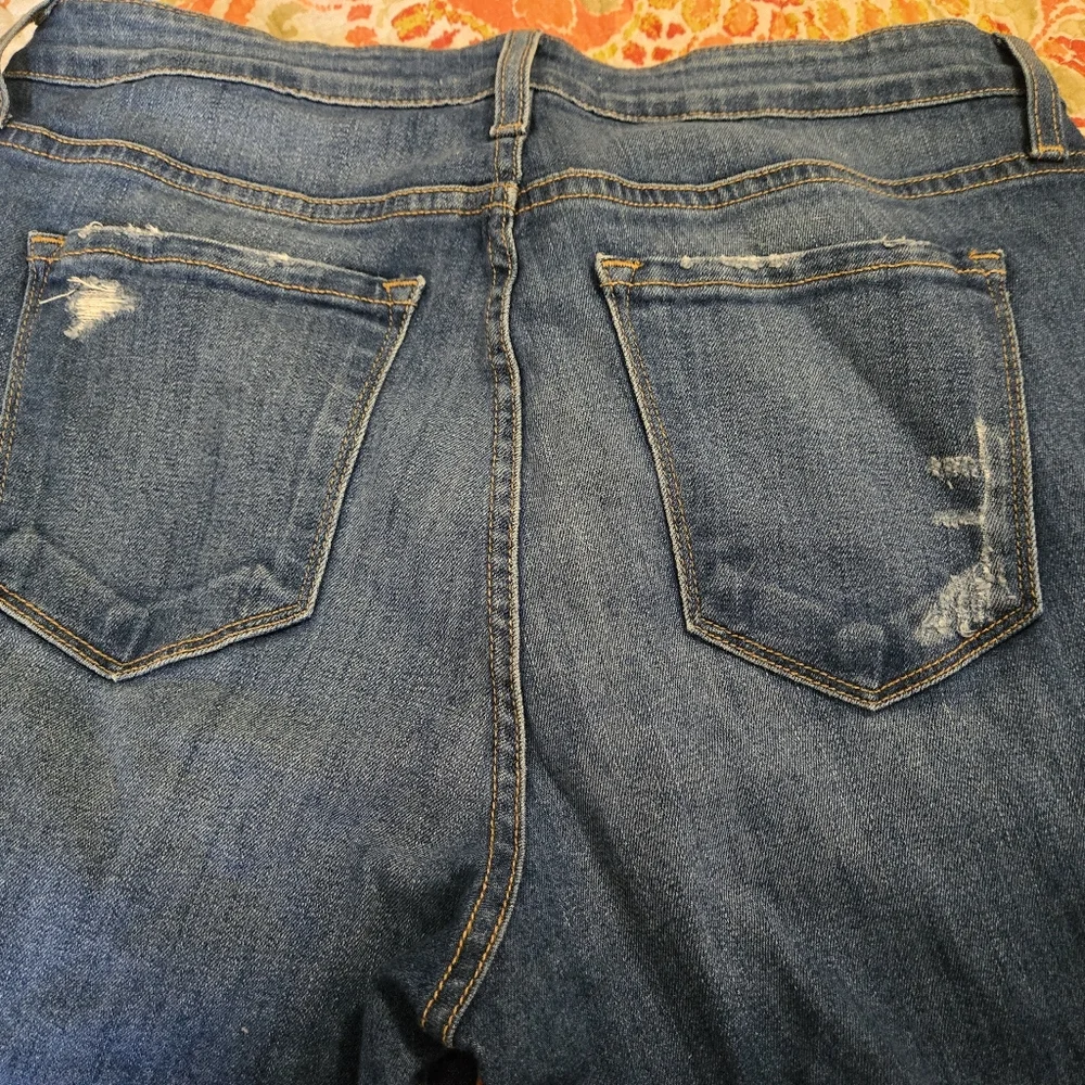 Flying Monkey Dark Blue Distressed Jeans - Picture 16 of 16